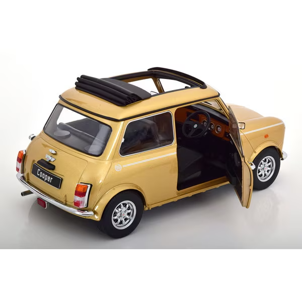 KK Scale KKDC120076R - 1/12 Mini Cooper Sunroof Gold Metallic Right-Hand Drive