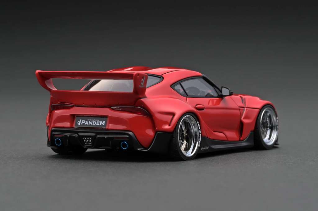 Ignition Model IG2143 1/43 PANDEM Toyota Supra A90 Red Metallic Resin