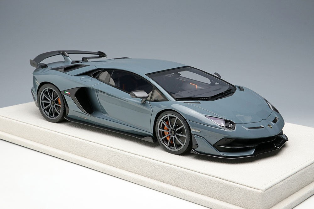EIDOLON EML026A 1/18 Lamborghini Aventador SVJ 2018 (Nireo wheel) Grigio Telesto