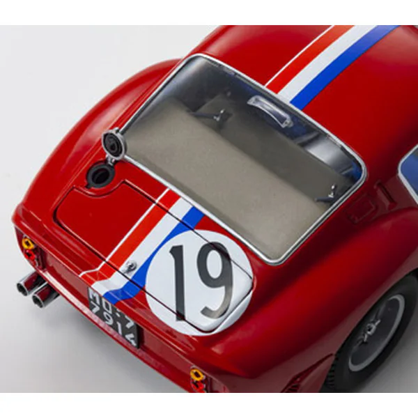 Kyosho KS08438A 1/18 Ferrari 250 GTO 1962 Le Mans #19 Diecast Model Car