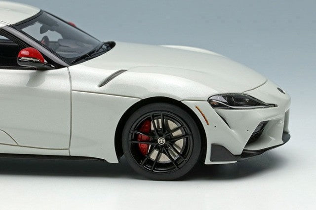 EIDOLON EM474A 1/43 Toyota GR Supra RZ Launch Edition White/Red