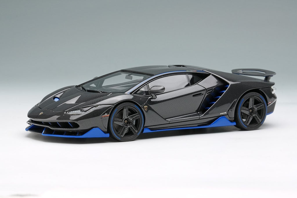 EIDOLON EM780F 1/43 Lamborghini Centenario LP770-4 Carbon Blue Stripe