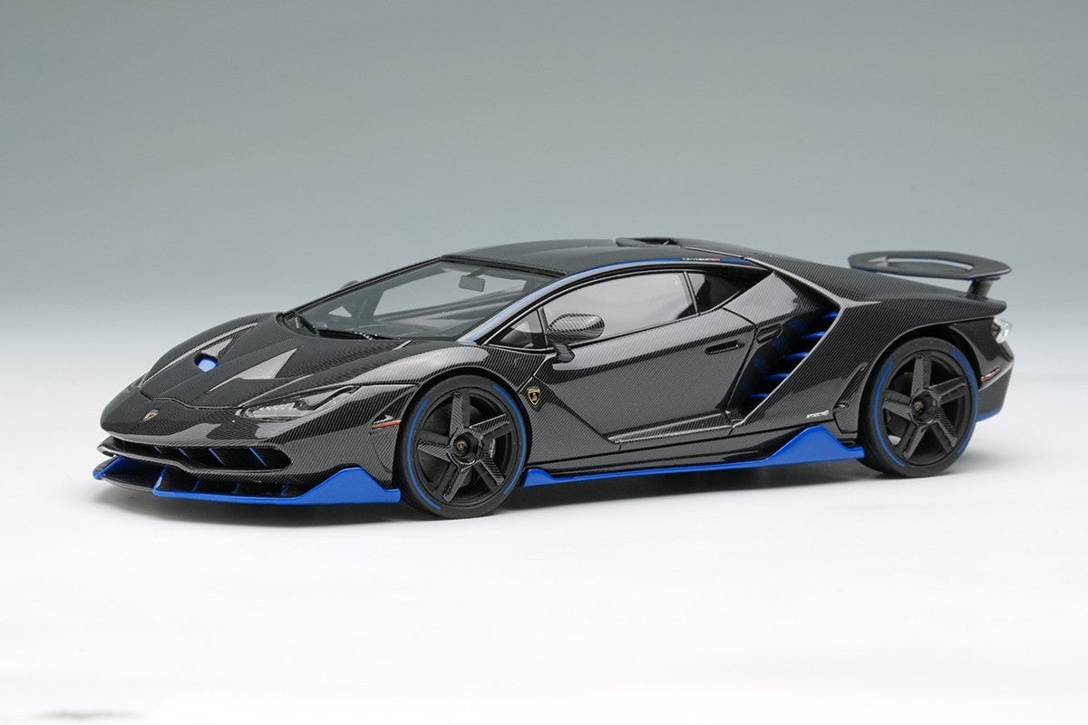 EIDOLON EM780F 1/43 Lamborghini Centenario LP770-4 Carbon Blue Stripe