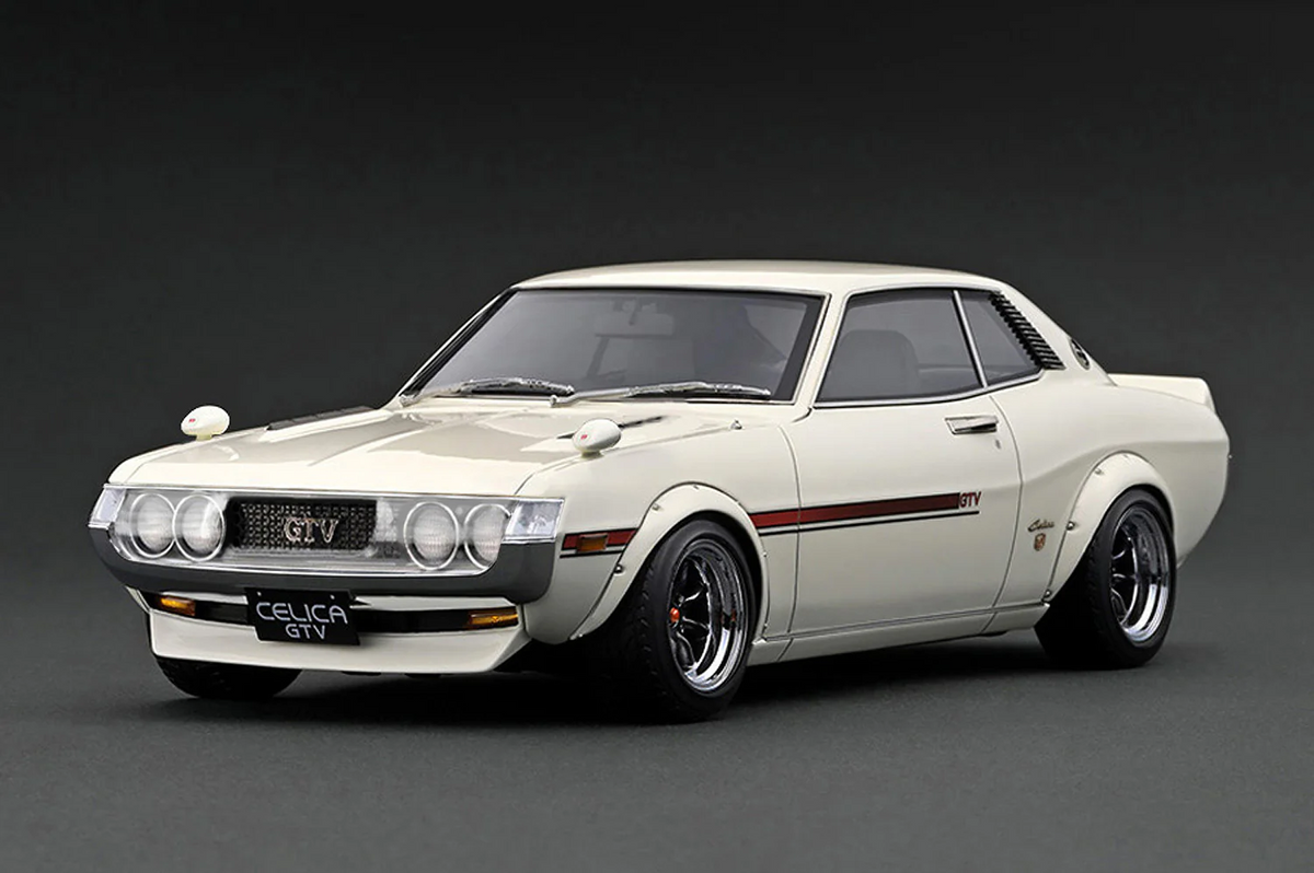 Ignition Model IG3687 1/18 Toyota Celica 1600GTV TA22 Watanabe White Resin