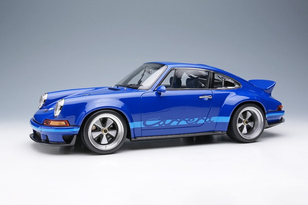 EIDOLON EML018Q 1/18 Singer 911 DLS 2023 Indigo Resin Model Car