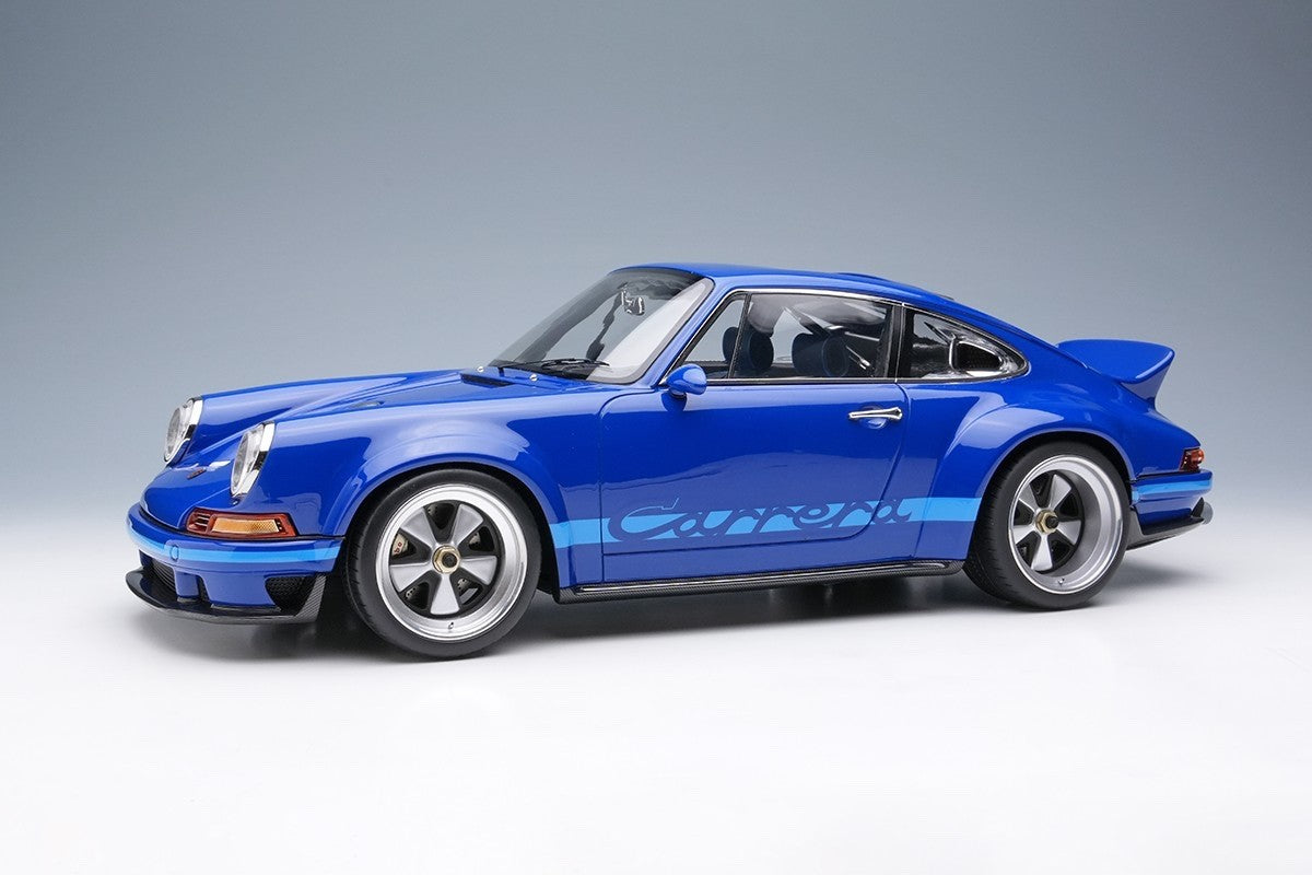 EIDOLON EML018Q 1/18 Singer 911 DLS 2023 Indigo Resin Model Car