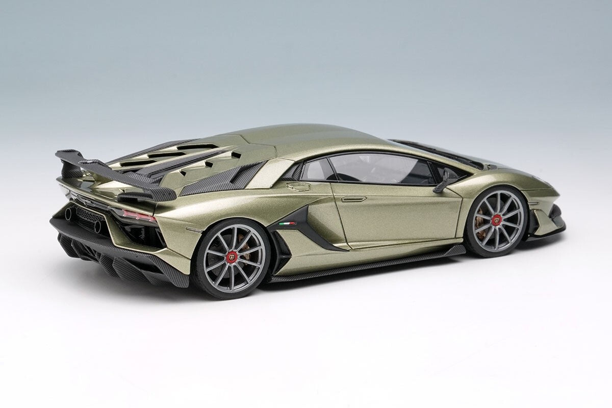 EIDOLON EM513I 1/43 Lamborghini Aventador SVJ 2018 Nireo Wheel Verde Draco