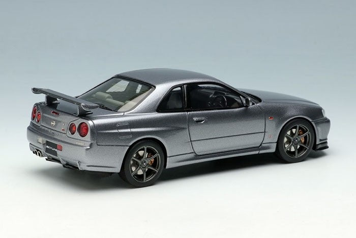 Make Up EIDOLON EM462G 1/43 Nissan Skyline GT-R BNR34 V-spec Athlete Silver 1999