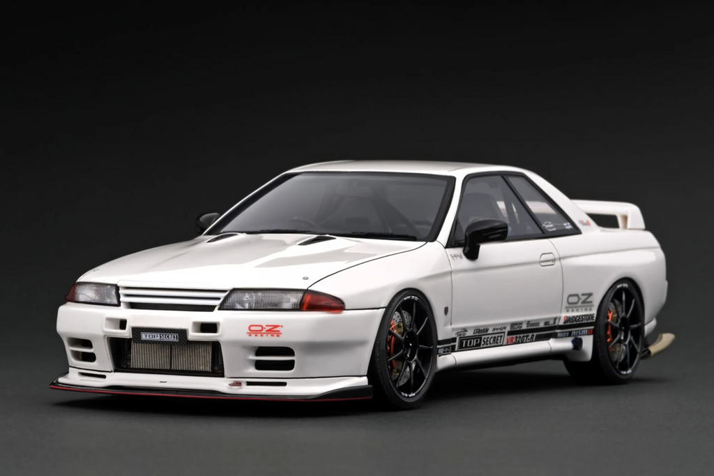 Ignition Model IG3520 1/18 TOP SECRET VR32 Nissan Skyline GT-R R32 White Resin