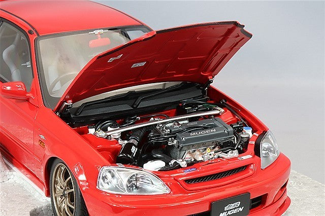 MOTORHELIX FS-M85026 1/18 Honda Civic Type R EK9 MUGEN Milano Red