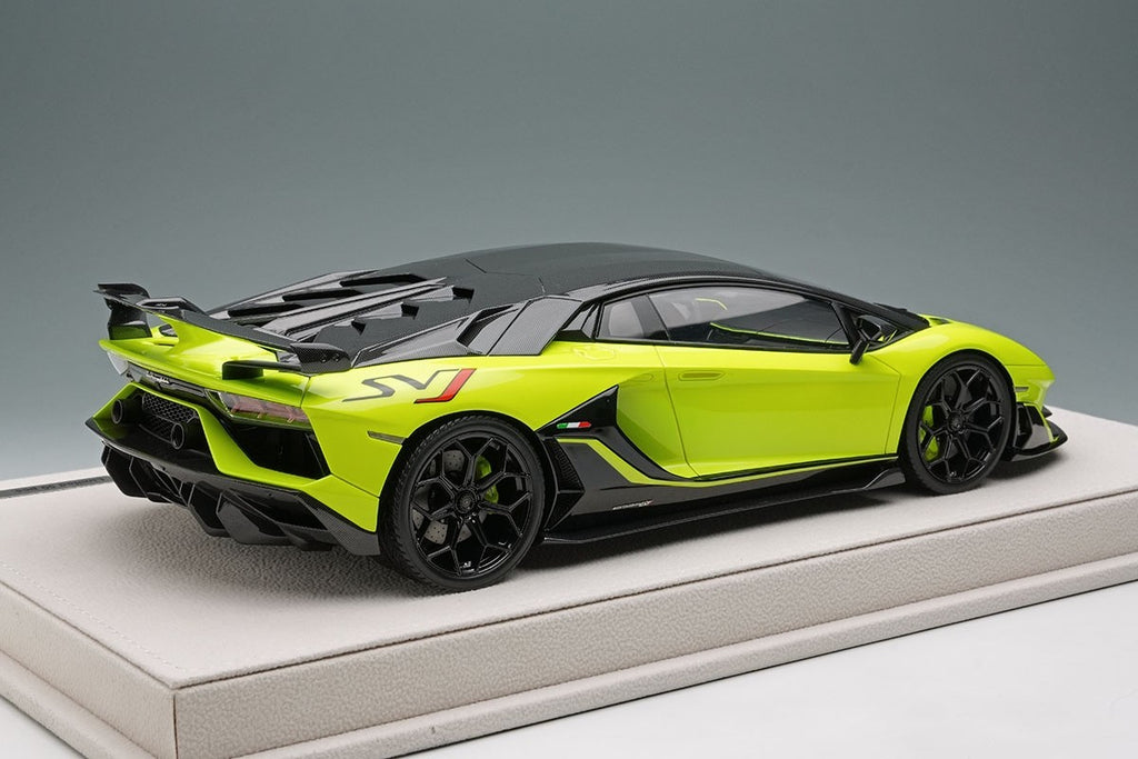EIDOLON EML025I 1/18 Lamborghini Aventador SVJ 2018 Verde Scandal Resin 50pcs