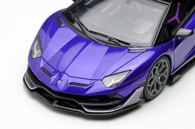EIDOLON EM669C 1/43 Lamborghini Aventador SVJ Roadster  2020 Viola Hestia Lmited