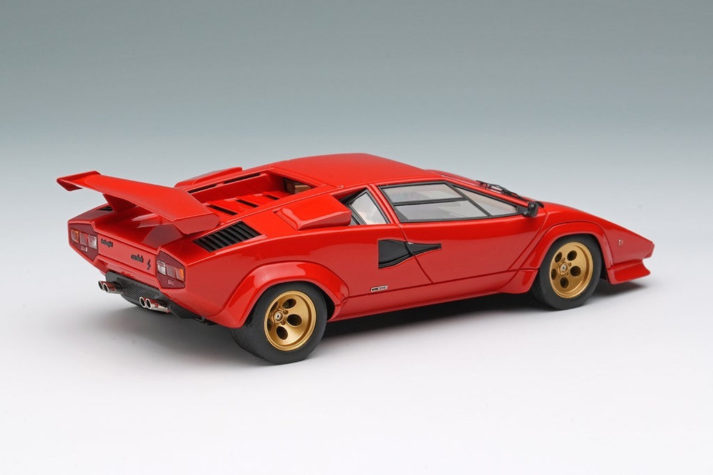 Make Up EIDOLON EM432M 1/43 Lamborghini Countach LP400S 1980 Rear Wing Red