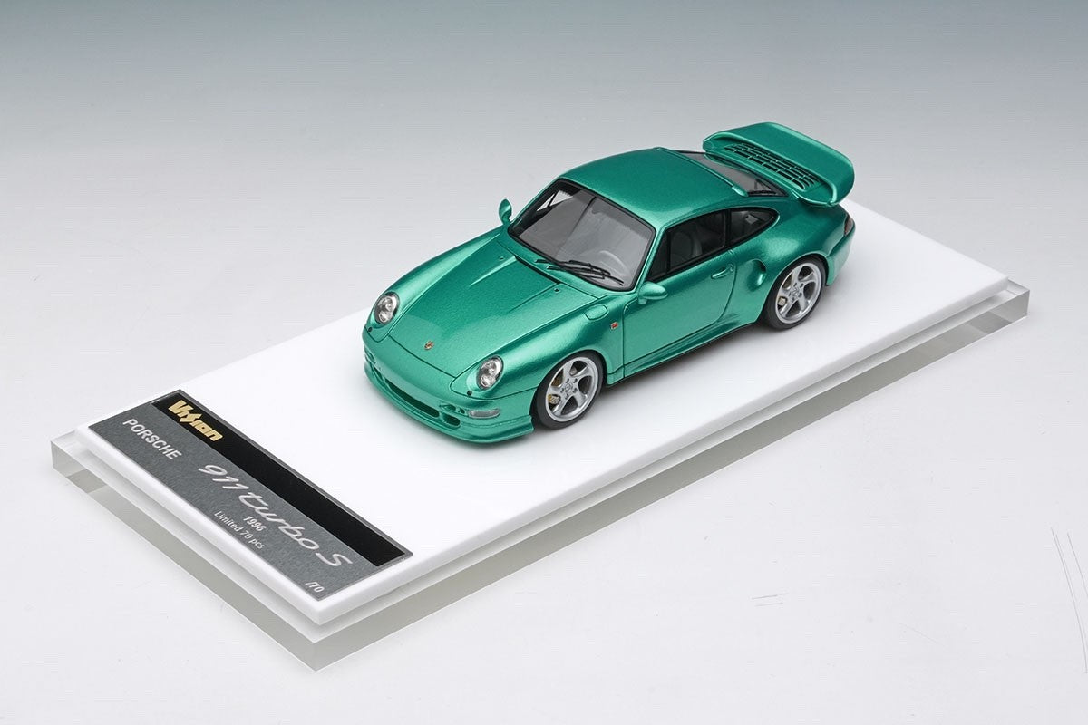 VISION VM113F 1/43 Porsche 911 (993) Turbo S 1996 Ocean Jade Metallic Resin