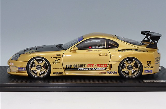 Ignition Model IG3743 1/18 Top Secret GT300 Supra A80 Gold