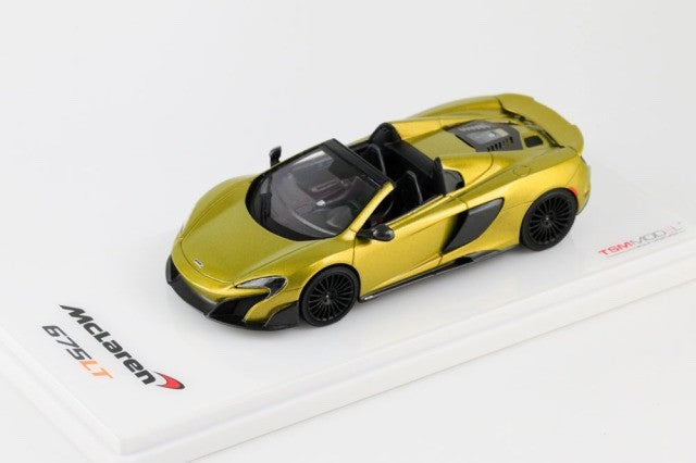 TSM Model TSM430202 1/43 McLaren 675LT Spider 2016 Solis Gold Resin Model Car