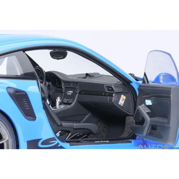 AUTOart 78182 1/18 Porsche 911 991.2 GT3 RS Light Blue Diecast
