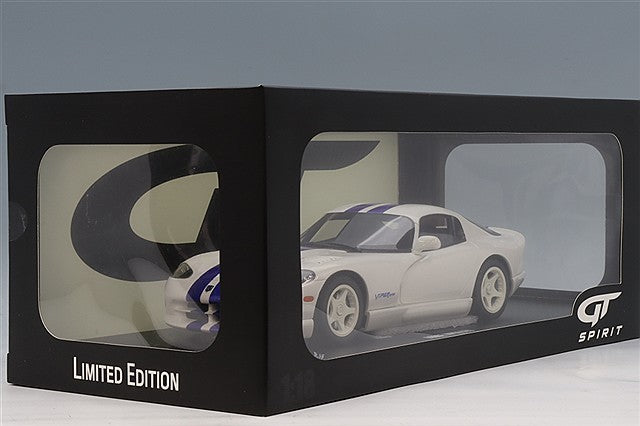 GT Spirit GTS940 1/18 Dodge Viper GTS 1996 White Resin Model Car