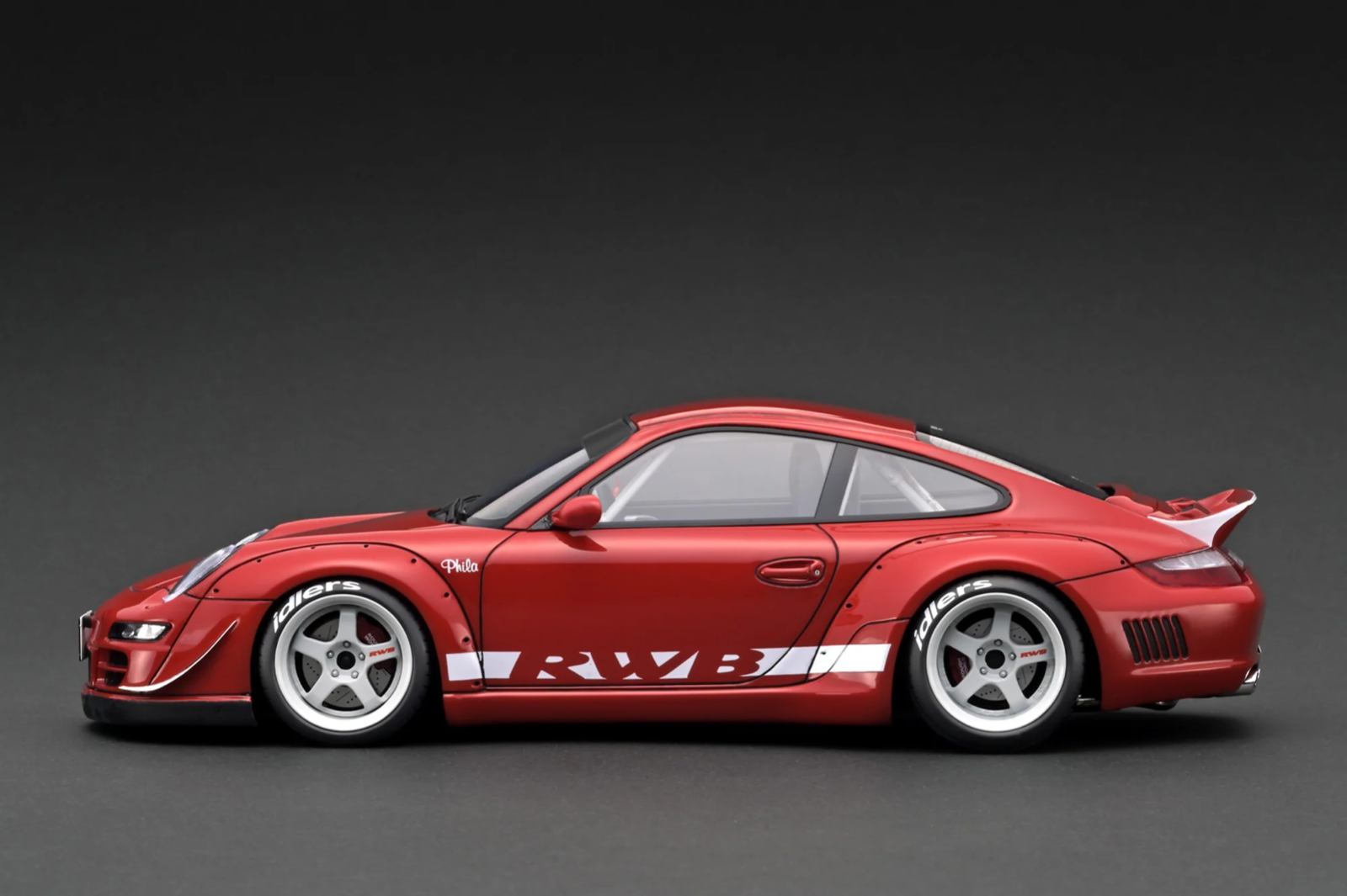 Ignition Model IG3248 1/18 RWB Porsche 911 997 Rauh-Welt Red Resin