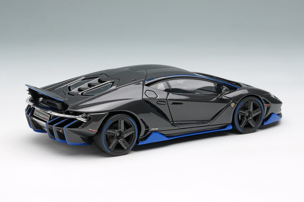 EIDOLON EM780F 1/43 Lamborghini Centenario LP770-4 Carbon Blue Stripe