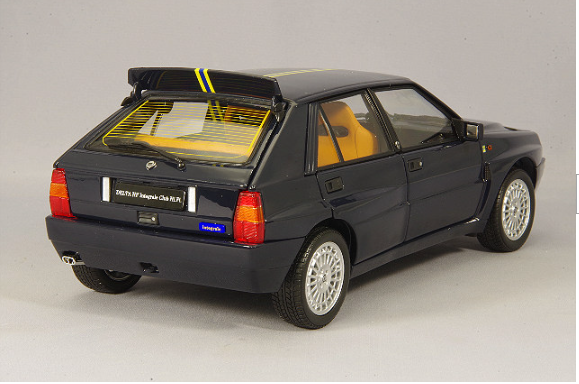 Kyosho KS08343H 1/18 Lancia Integrale Evo II Club Hi-Fi Blue Diecast