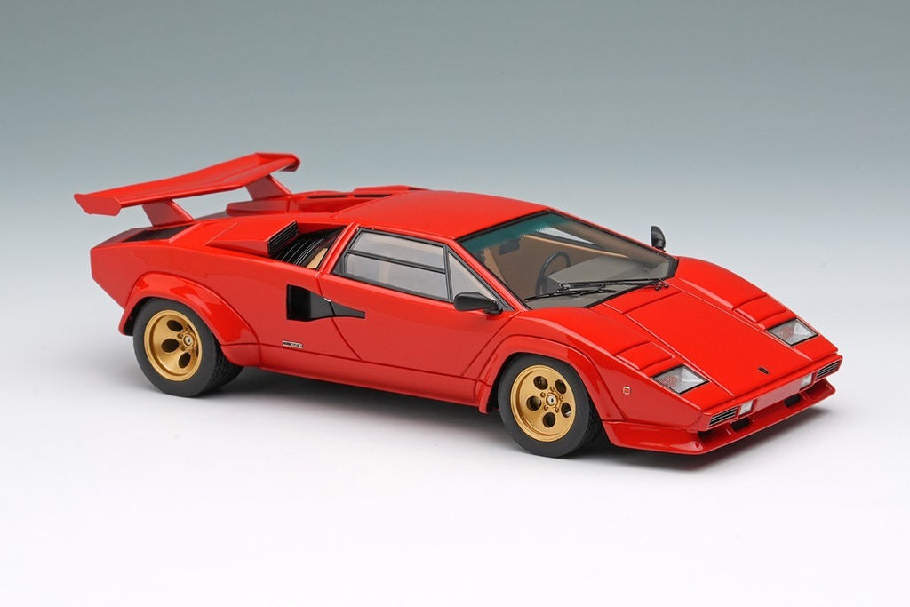 Make Up EIDOLON EM432M 1/43 Lamborghini Countach LP400S 1980 Rear Wing Red