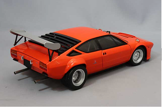 Kyosho KS08445P 1/18 Lamborghini Urraco Rally Orange Openable Diecast