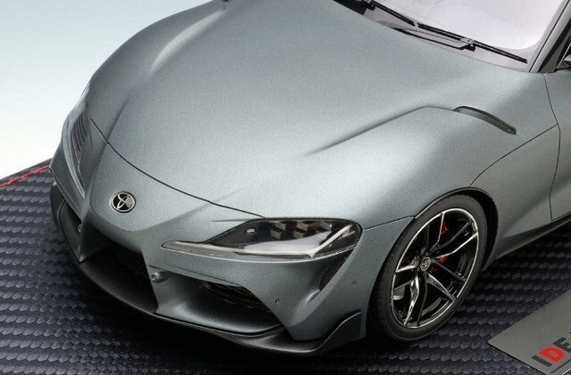 Make Up IDEA IM039A 1/18 Toyota GR Supra RZ 2019 Matte Storm Gray Metalic
