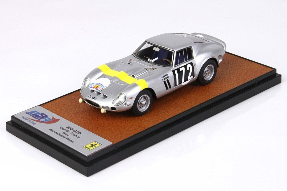 BBR BBR262 1/43 Ferrari 250 GTO Winner Tour de France 1964 n.172 Silver