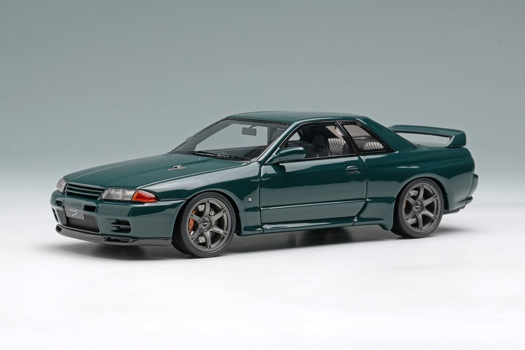 Make Up EIDOLON EM679C 1/43 Mines Skyline GT-R BNR32 Oribe Green