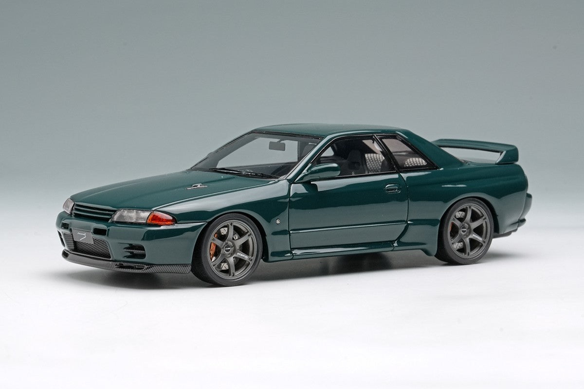 Make Up EIDOLON EM679C 1/43 Mines Skyline GT-R BNR32 Oribe Green