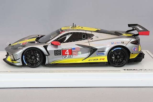 TSM TSM430640 1/43 Chevrolet Corvette C8.R 2022 IMSA Daytona 24H #4 Silver Resin