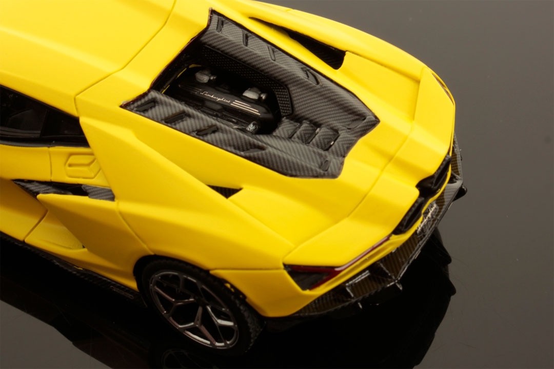 Looksmart LS543E 1/43 Lamborghini Revuelto 2023 Giallo Clarus Yellow Resin