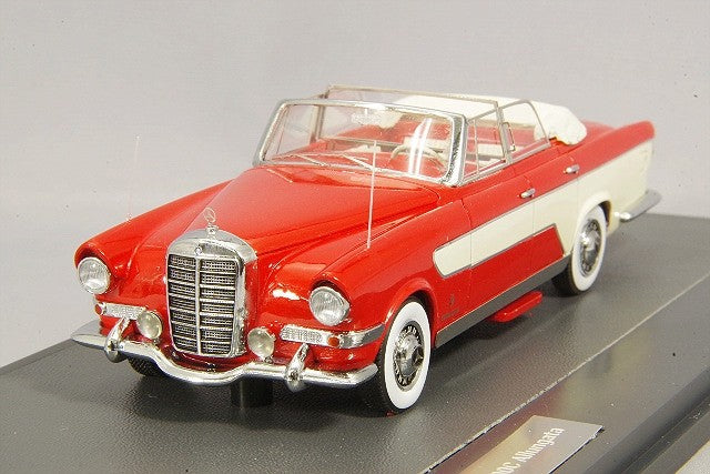 Matrix MX41302-021 1/43 Mercedes-Benz Ghia 300C Allungata 1956 Red White Resin