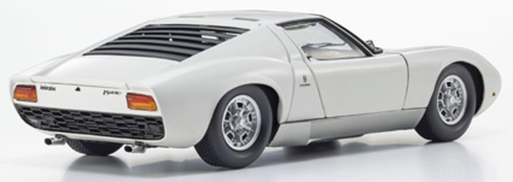 Kyosho KS08314W 1:18 Lamborghini Miura P400 White Diecast Model Car