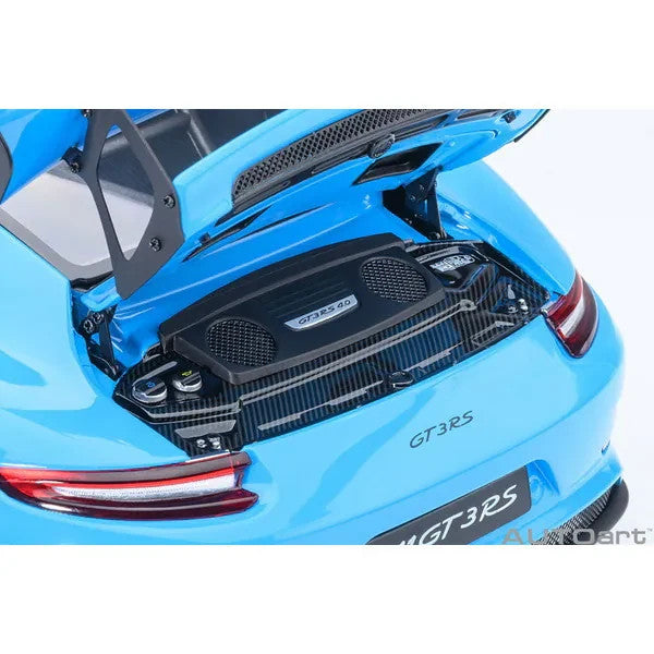 AUTOart 78182 1/18 Porsche 911 991.2 GT3 RS Light Blue Diecast