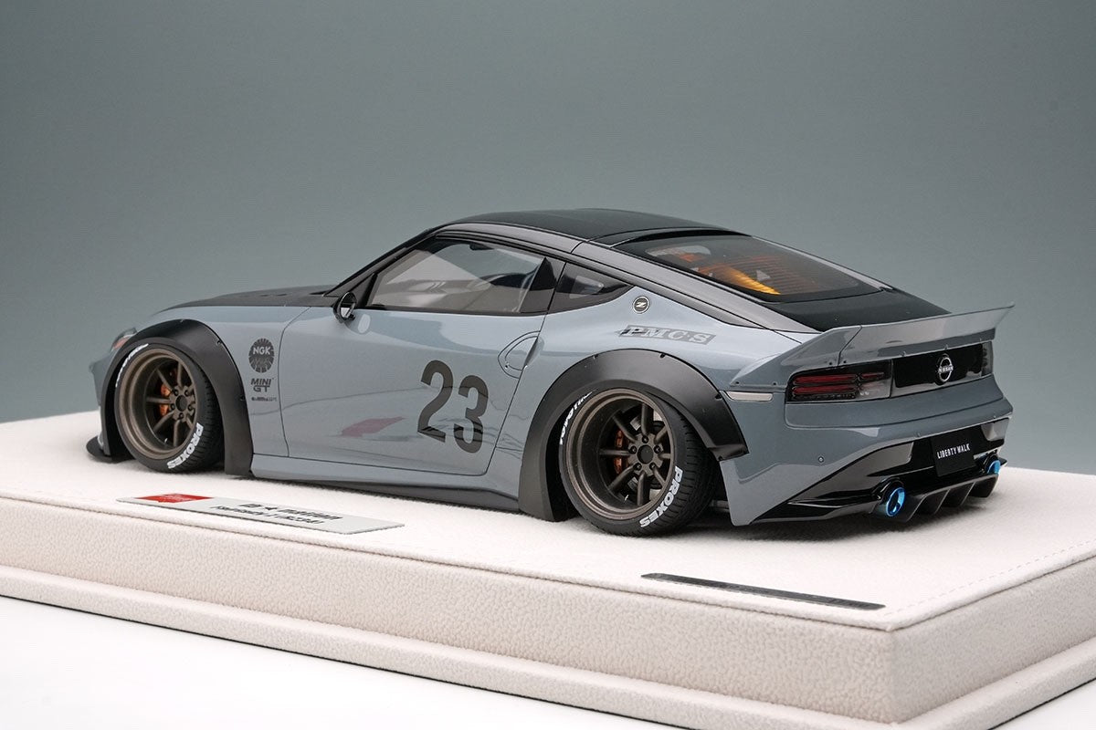 Make Up EIDOLON EML137C 1/18 LB nation Nissan Fairlady Z RZ34 Gray Limited 60pcs