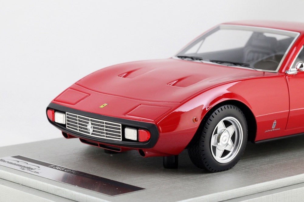 Tecno Model TM18-92A 1/18 Ferrari 365 GTC/4 1971 Rosso Corsa Black Int Resin Ltd