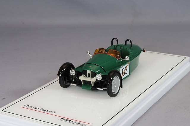 TSM TSM430741 1/43 Morgan Super 3 Jet Green No.3 Resin Model Car