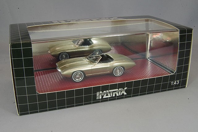 MATRIX MX50603-041 1/43 Ford XP Bordinat Cobra Concept CSX3001 1965 Silver Resin