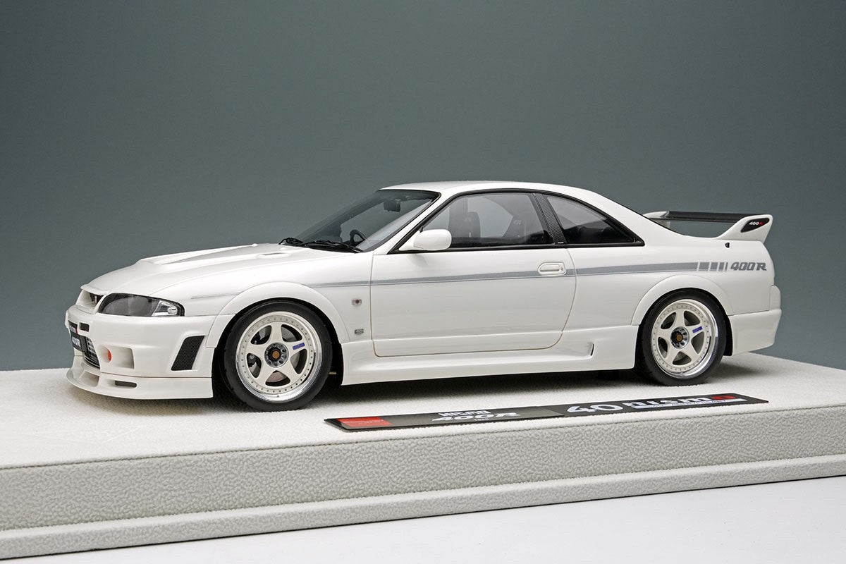 EIDOLON EML102D 1/18 Nissan Skyline GT-R NISMO 400R 1996 White Resin