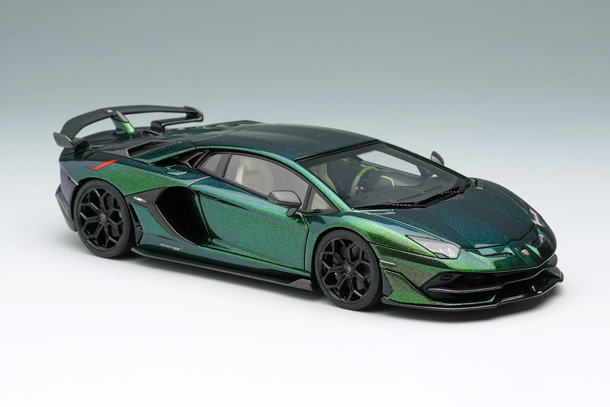 EIDOLON EM438O 1/43 Lamborghini Aventador SVJ 2018 Green Resin Limited 80pcs