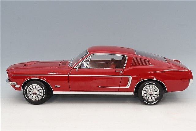 KK Scale KKDC120222 1/12 Ford Mustang GT Fastback 1968 Red Diecast Opening