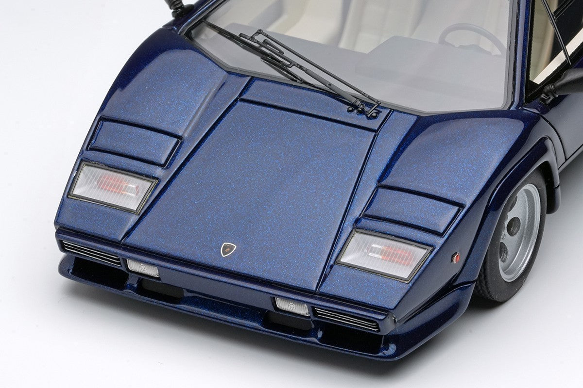 Make Up EIDOLON EM432J 1/43 Lamborghini Countach LP400S Wing Blue Acapulco