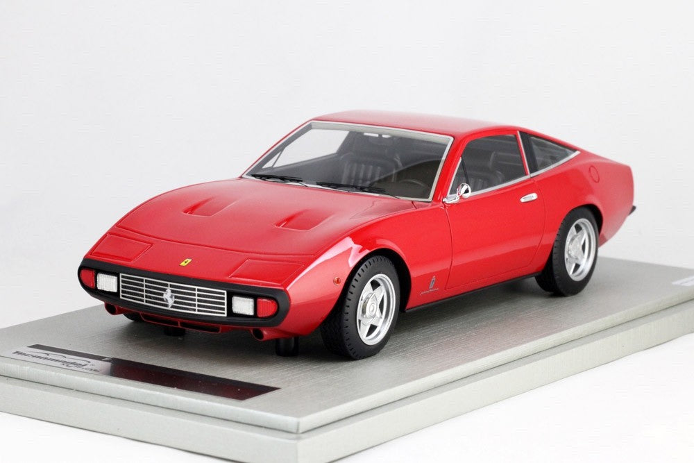 Tecno Model TM18-92A 1/18 Ferrari 365 GTC/4 1971 Rosso Corsa Black Int Resin Ltd