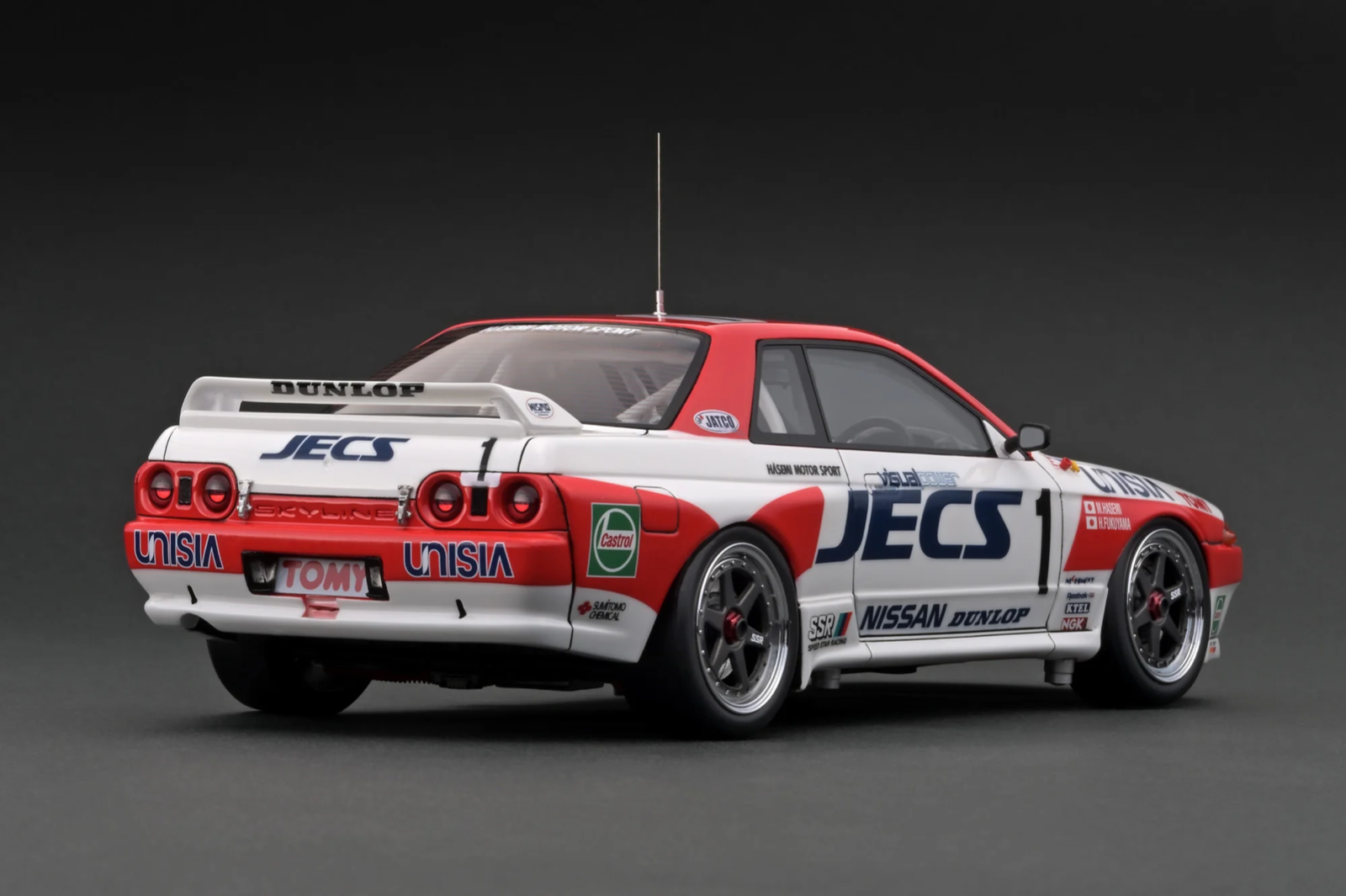 Ignition Model IG3141 1/18 JECS Nissan Skyline GT-R R32 1992 JTC with Hasemi