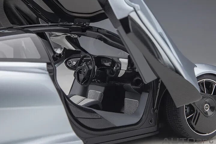 AUTOart 76086 1/18 McLaren Speedtail – Metallic Light Blue (Composite Diecast)
