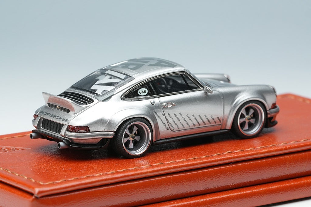 Make Up Titan64 TM004D 1/64 Singer DLS Silver Metallic Diecast Model Car