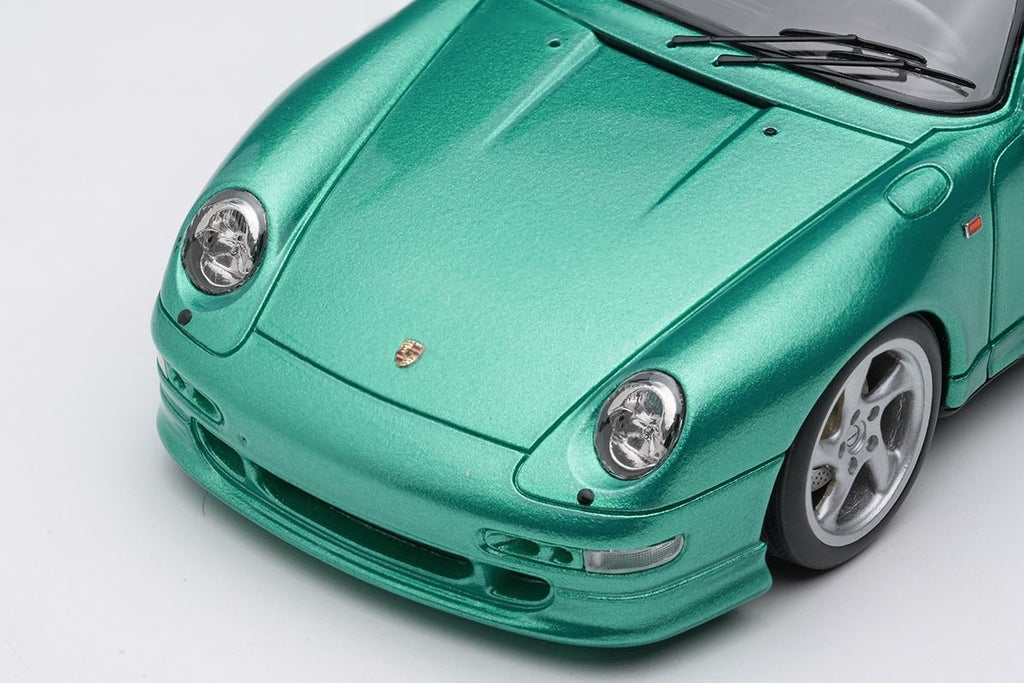 VISION VM113F 1/43 Porsche 911 (993) Turbo S 1996 Ocean Jade Metallic Resin