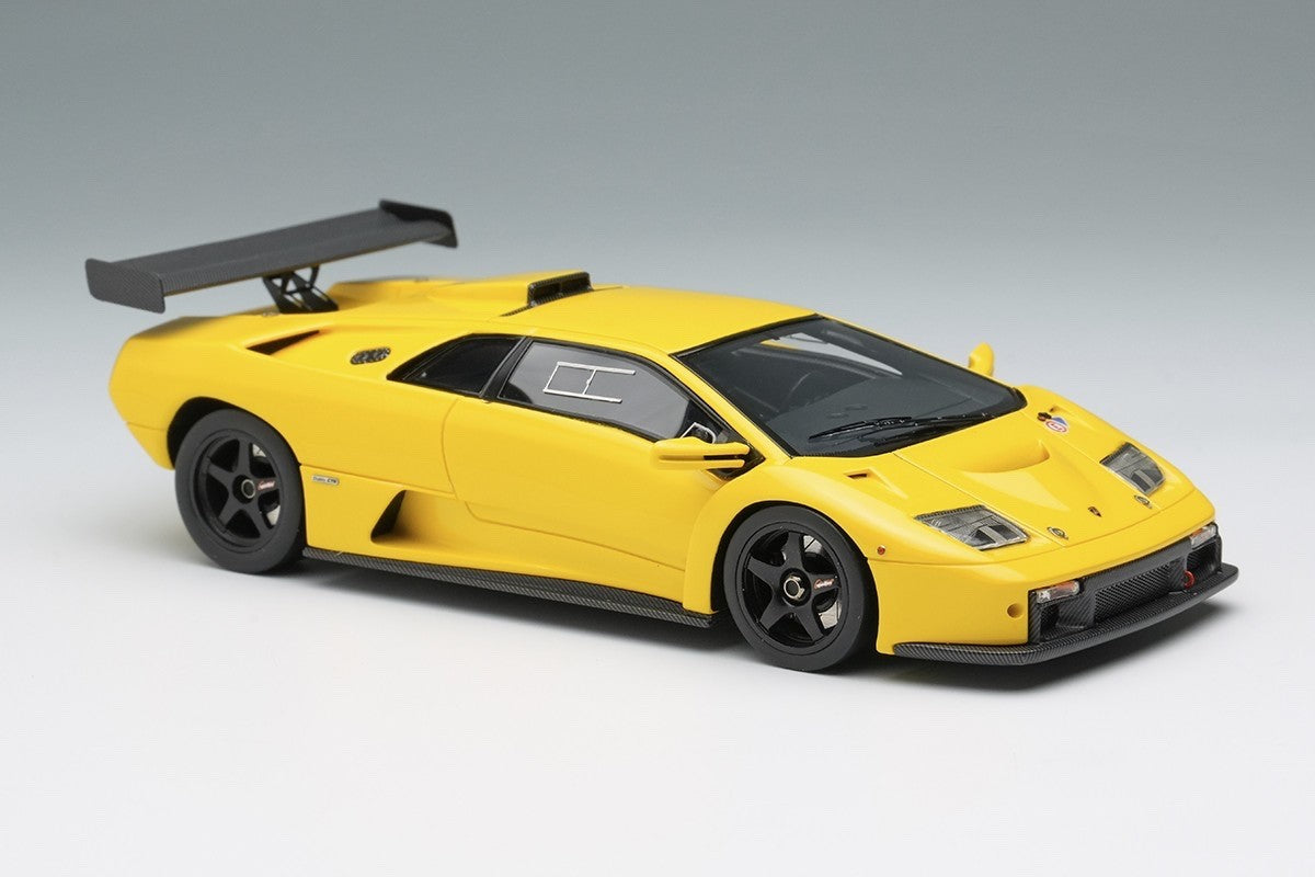 Make Up EIDOLON EM786A 1/43 Lamborghini Diablo GTR 1999 Yellow Resin